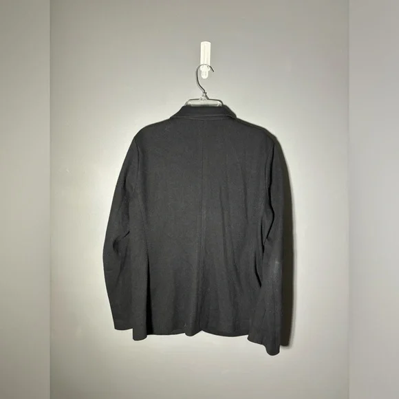 J.McLaughlin Brushed Wool Blend Silk Lined Blazer Womens Size Medium - Picture 3 of 4